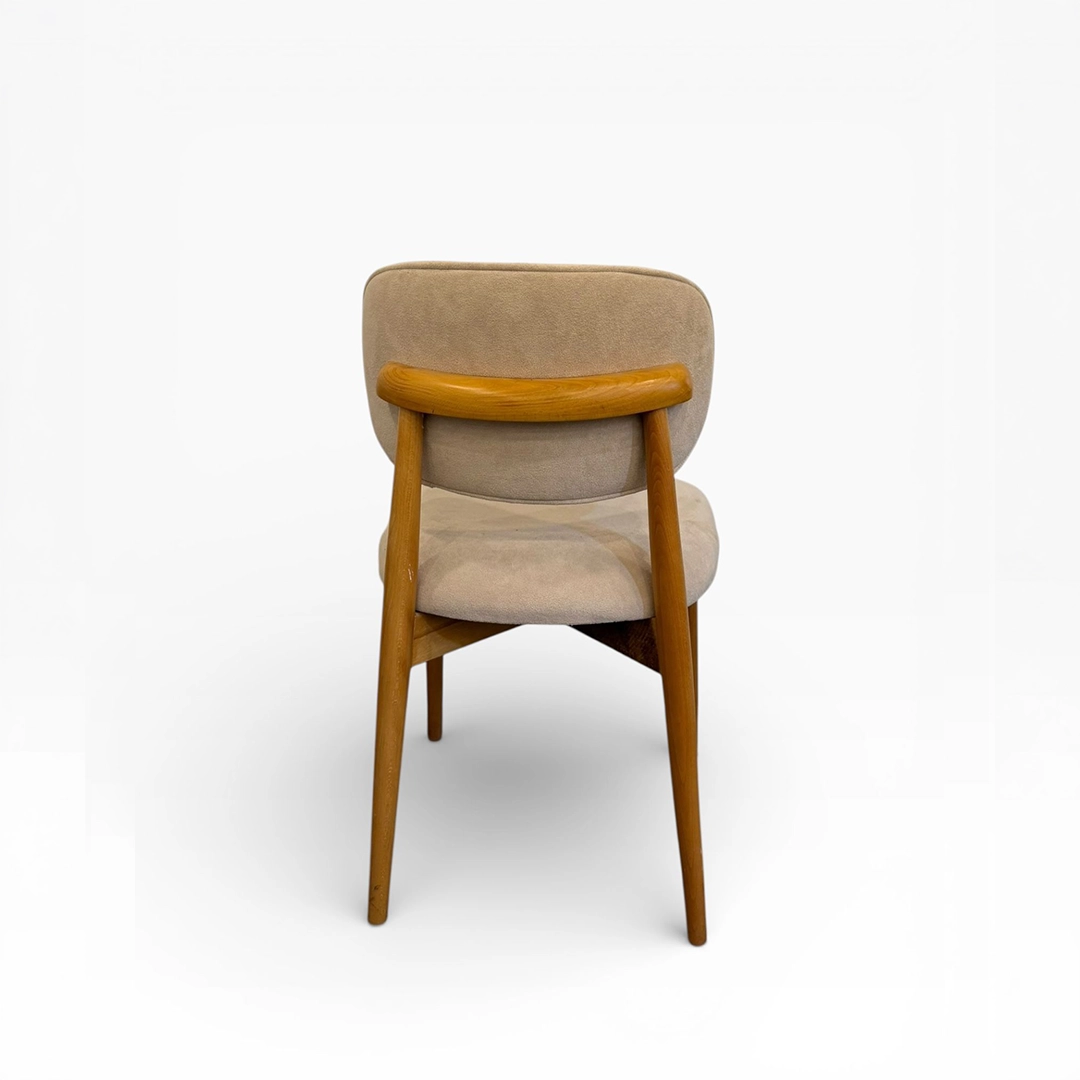 Polo Ahşap Sandalye | Modern Döşemeli Yemek Sandalyesi