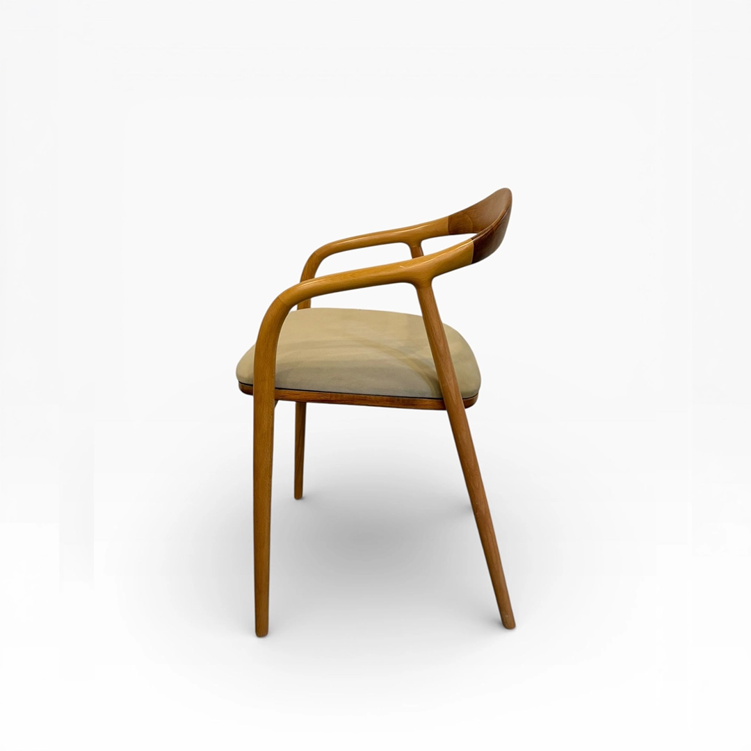 Yılan Ahşap Sandalye | Organik Formlu Modern Tasarım Sandalye