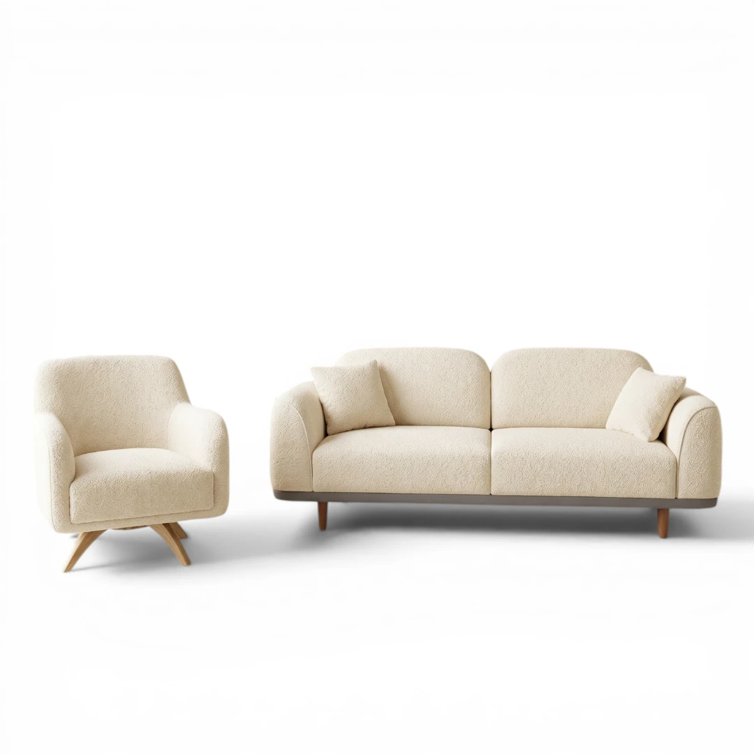 Riva Koltuk Takımı | Modern 3’lü Koltuk ve Berjer Takımı