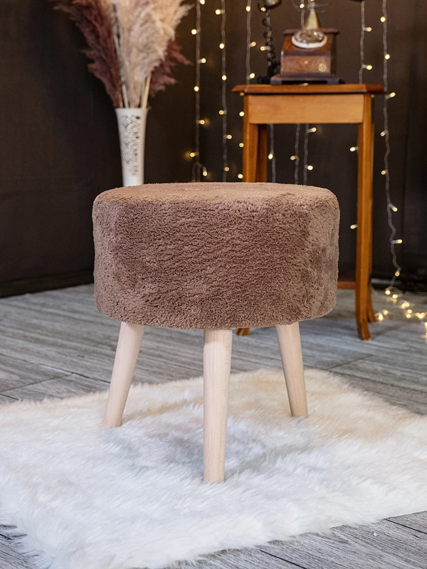 Sallanan Ahşap Berjer Koltuk Teddy - Kahverengi